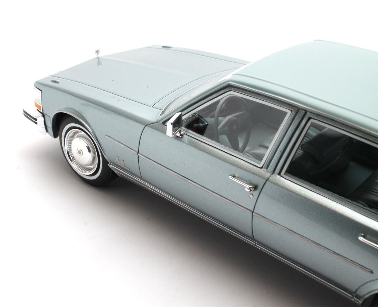 Cult-Scale 1976 Cadillac Seville Sedan Light Blue Metallic 1:18