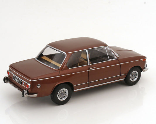 KK Scale 1970 BMW 2002 ti Diana 1 Series Coffee Brown Metallic 1:12