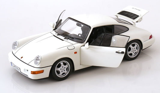 KK Scale 1992 Porsche 911 (964) RS Coupe w/ Cup Wheels White 1:12
