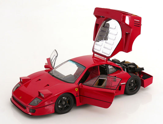 KK Scale 1990 Ferrari F40 Lightweight Rosso Corsa (Ferrari Red) 1:12