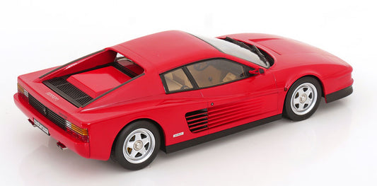 KK Scale 1986 Ferrari Testarossa European Version Red w/ Tan Interior 1:18