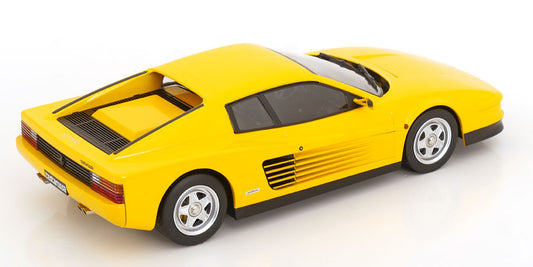 KK Scale 1986 Ferrari Testarossa European Version Yellow 1:18