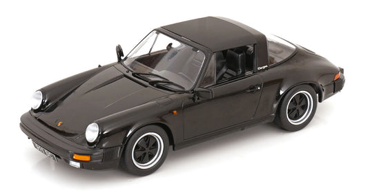 KK Scale 1983 Porsche 911 SC Targa w/ Removable Roof G Series Black 1:18