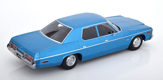 KK Scale 1974 Dodge Monaco Blue Metallic 1:18