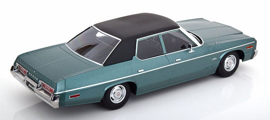 KK Scale 1974 Dodge Monaco Green Blue Metallic 1:18