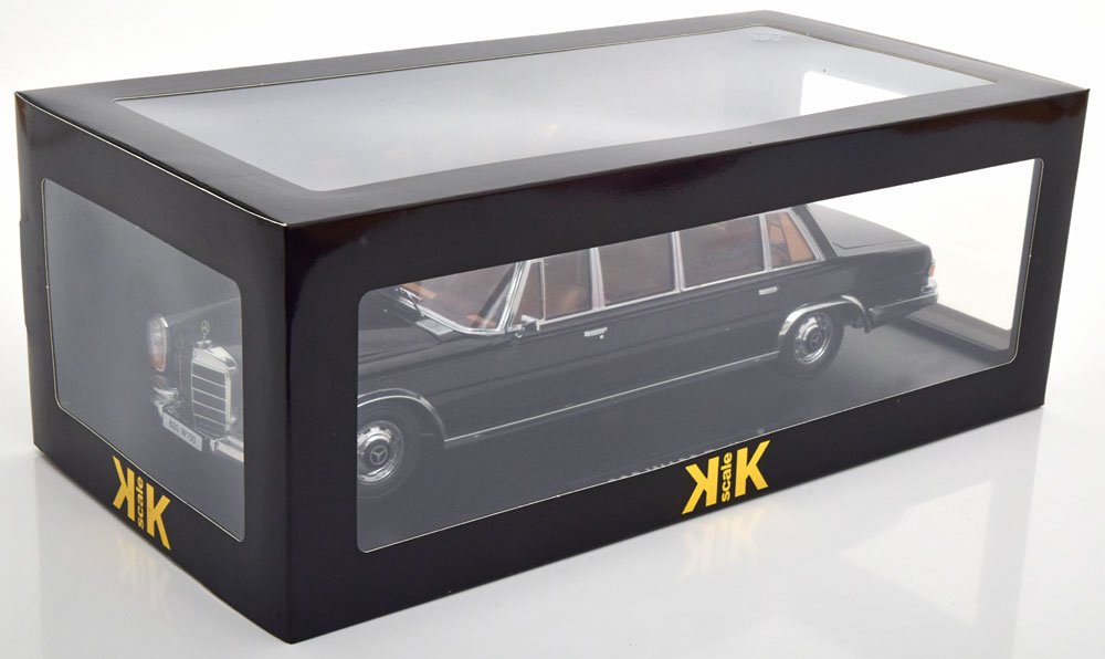 KK Scale 1964 Mercedes-Benz S-Class 600 Pullman LWB (W100) Limo Black 1:18