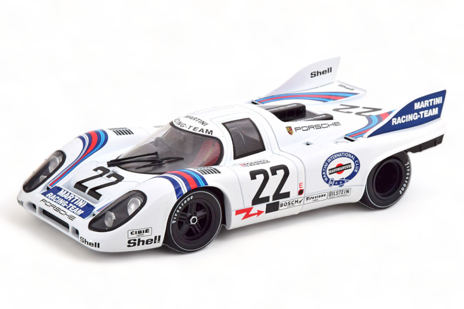 KK Scale Porsche 917 K #22 Martini Racing Winner Le Mans 1971 White 1:18