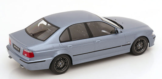 KK Scale 1998 BMW M5 (E39) Sedan Silverstone Blue Metallic 1:18