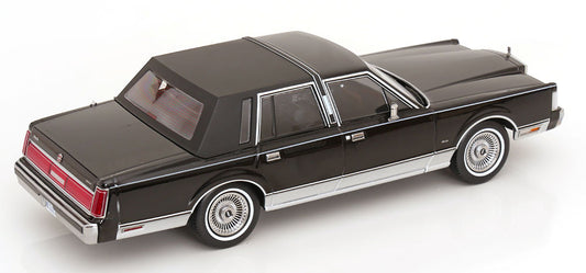 KK Scale 1985 Lincoln Town Car "The Lincoln Lawyer" Movie Black 1:18