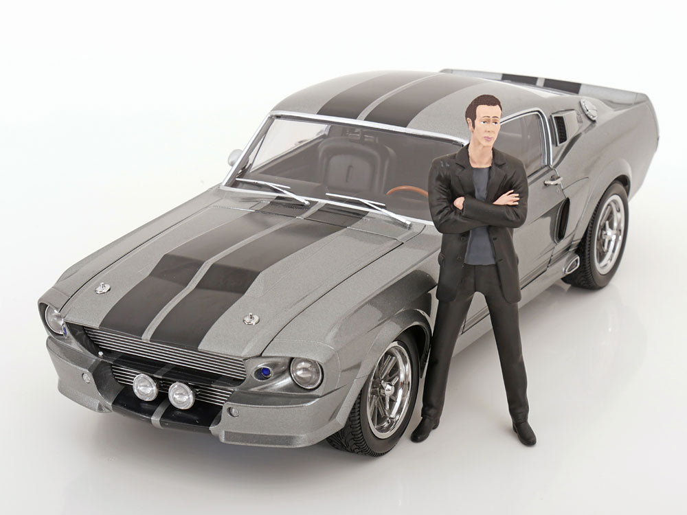 KK Scale 1967 Ford Mustang Shelby GT500 "Eleanor" Grey w/ Black Stripes 1:12