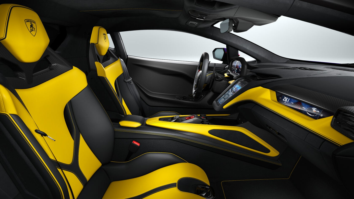 MR Models 2024 Lamborghini Temerario Alleggerita Package Viola Bast WITH DISPLAY 1:18