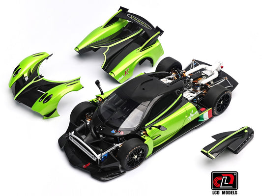 LCD Pagani Huayra R Green Carbon 1:18