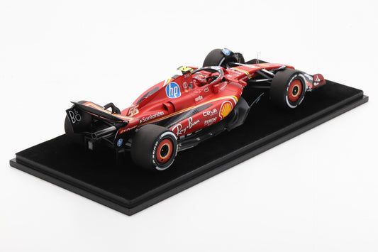 Looksmart Ferrari F1 SF-24 Team Scuderia #55 2nd Abu Dhabi GP (Sainz) Red 1:18