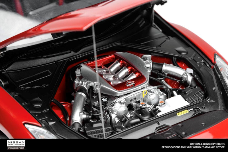 Motorhelix 2020 Nissan Skyline GT-R R35 Nismo Track Edition Vibrant Red 1:18