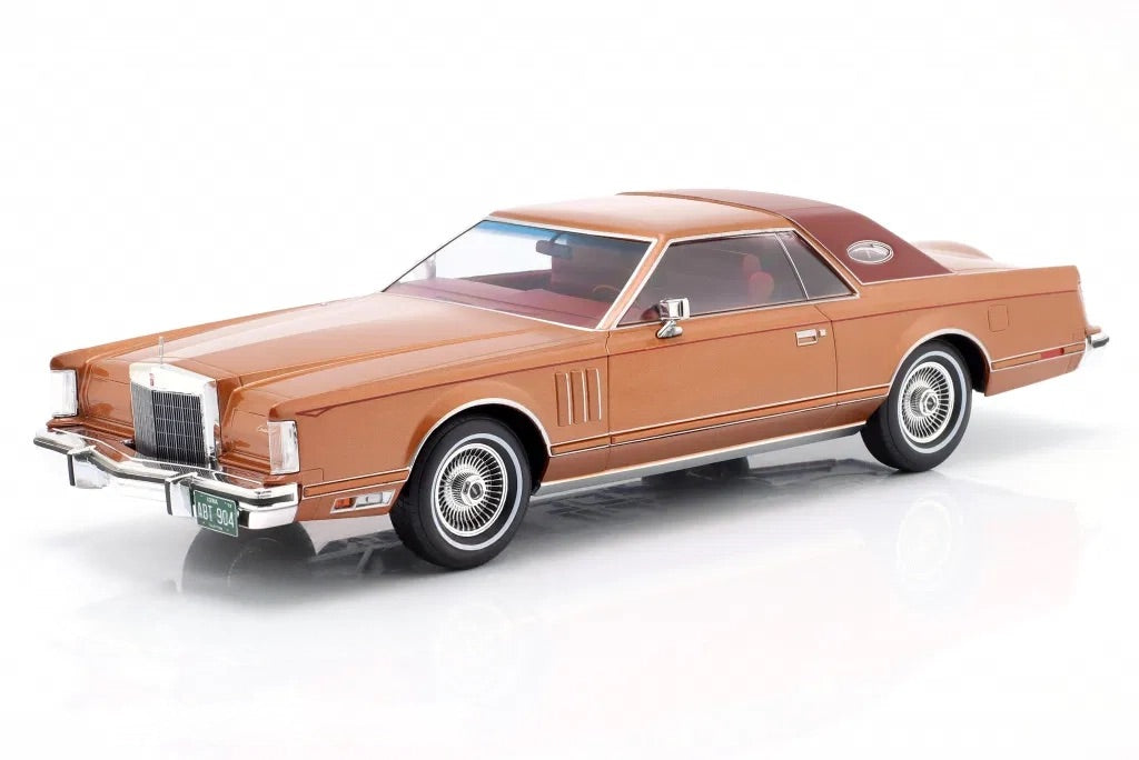 MCG 1978 Lincoln Continental Mark V Brown Copper Metallic 1:18