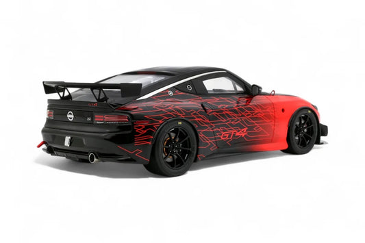 Otto 2022 Nissan 400 Z GT4 #23 SEMA Show 2022 Black and Red 1:18
