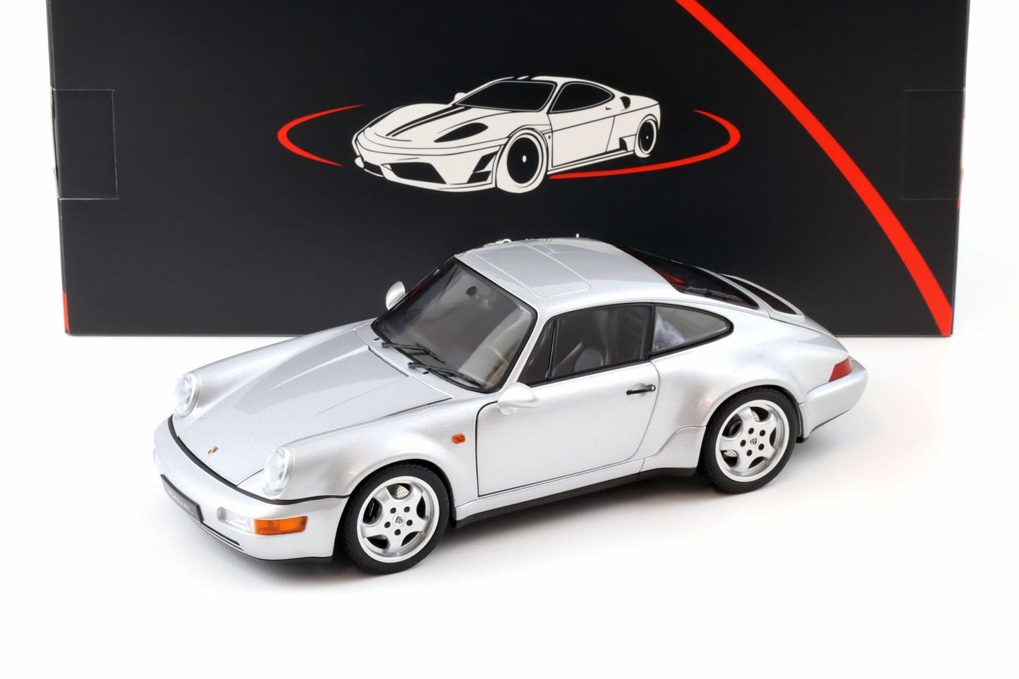 Norev 1993 Porsche 911 964 Carrera 4 WTL 30 Jahre Polar Silver 1:18