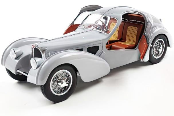 Solido 1937 Bugatti Atlantic Type 57 SC Matte Silver 1:18