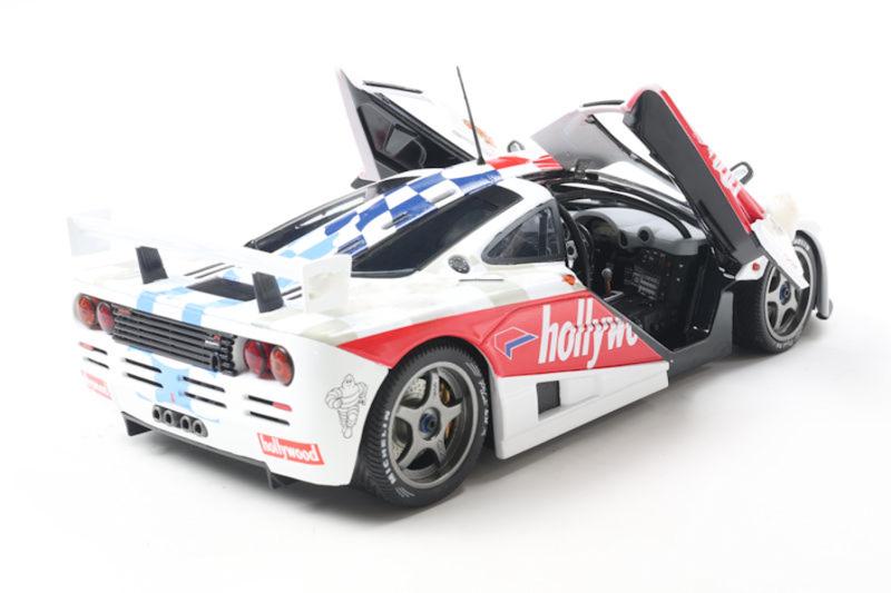 Solido 1996 Mclaren F1 GTR 6.1L V12 Short Tail Team Hollywood #01 Winner De Brasilia White 1:18