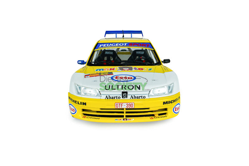 Solido Peugeot 306 Maxi #12 Rally Du Condroz 1997 Yellow 1:18