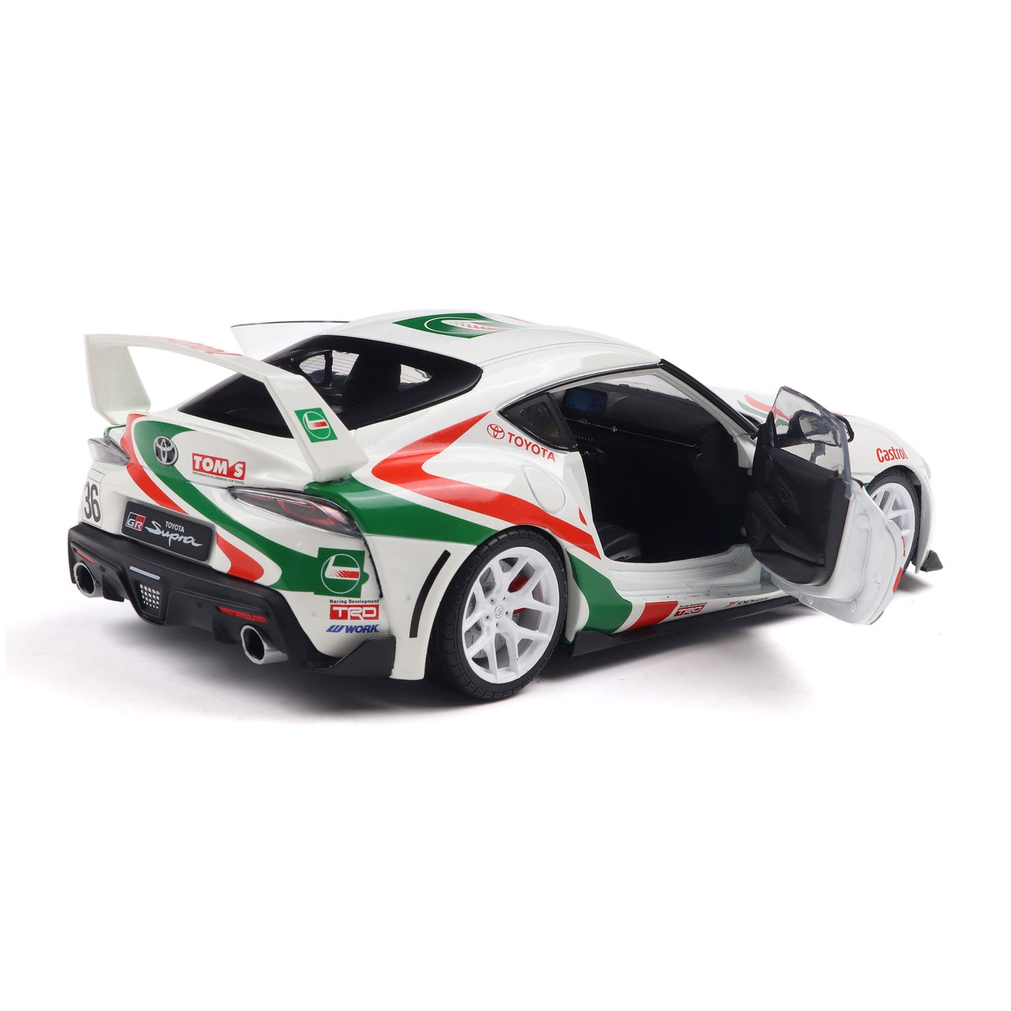 Solido 2024 Toyota GR Supra A90 #36 Toyota Racing Tribute White 1:18