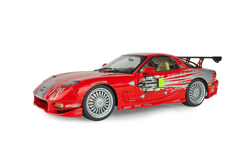 Solido Mazda RX7 (FD3RS) Dom's "Fast & the Furious" Red 1:18