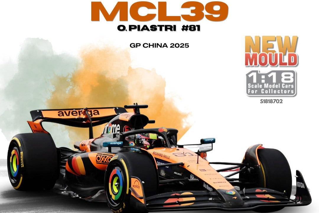 Solido Mclaren F1 Team MCL39 Orange O. Piastri Winner China GP 2025 1:18