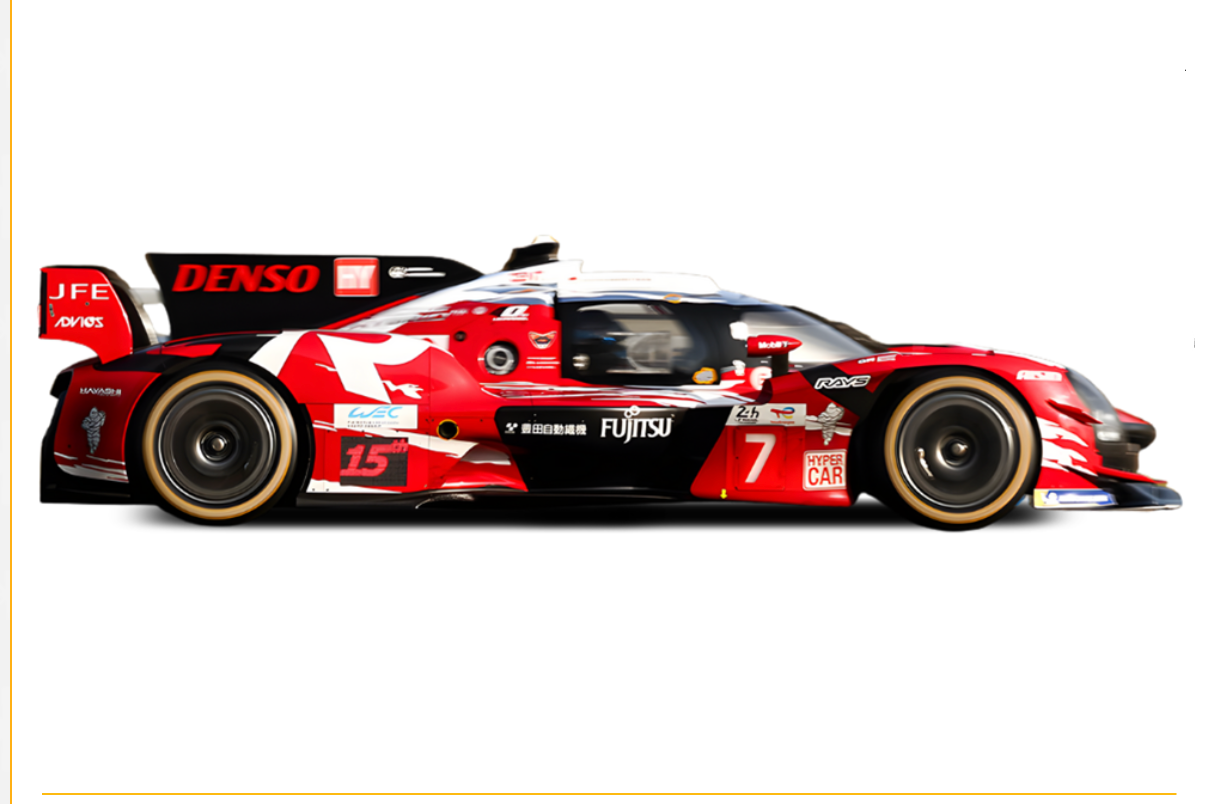 Solido Toyota GR010 Hybrid LMDh Team Toyota Gazoo Racing #7 WEC 24hrs Le Mans 2025 Red 1:18