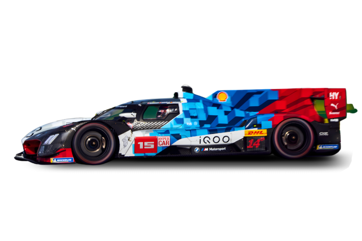Solido BMW M Hybrid V8 LMDh #15 Team WRT WEC Qatar 2025 Camo 1:18