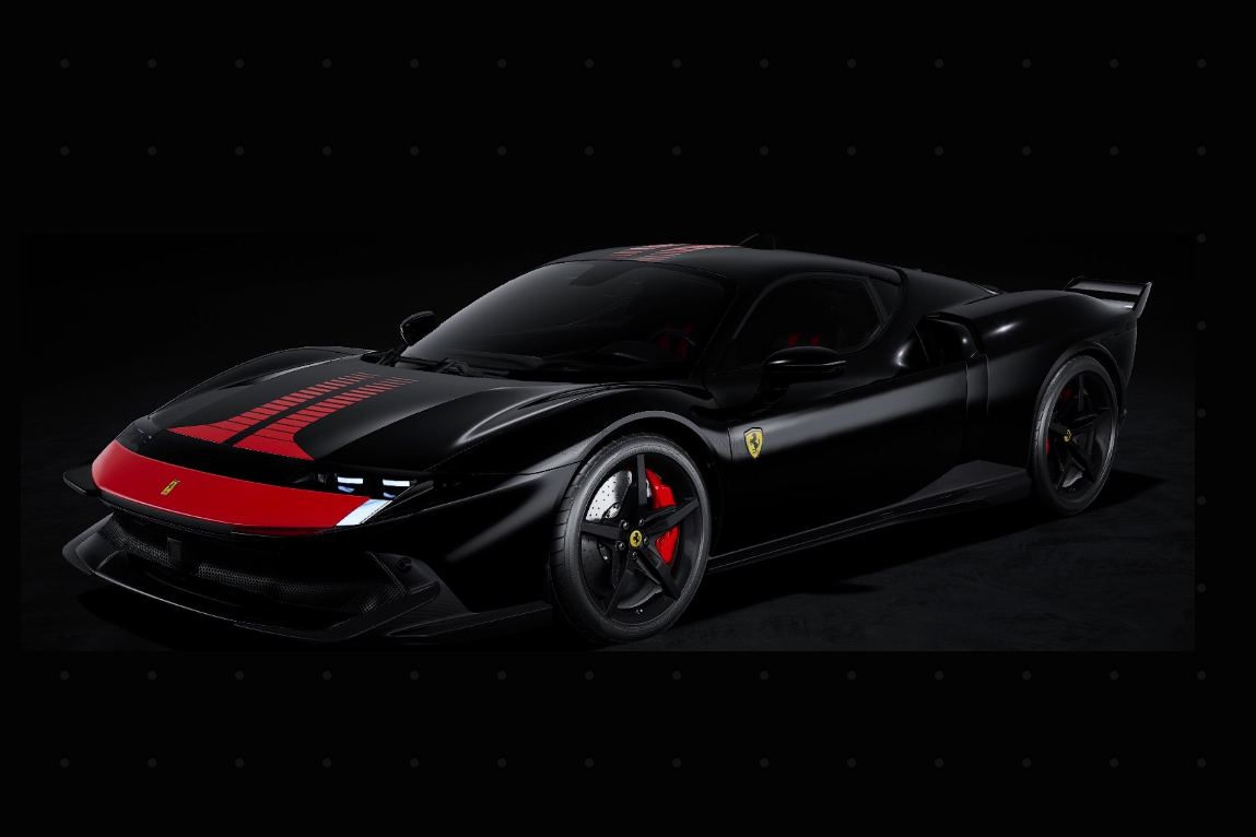 Polistil 2025 Ferrari 849 Testarossa Nero DS (Black) High Fidelity 1:18
