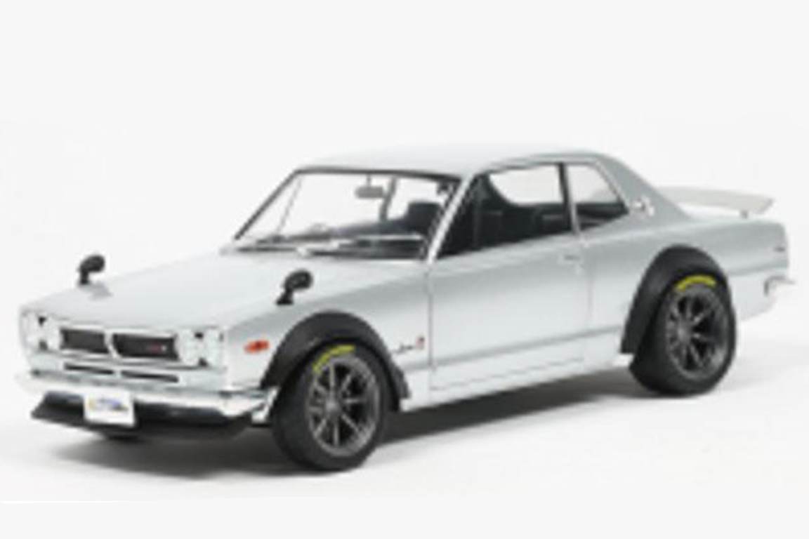 Solido 1970 Nissan Skyline (C10) Hakosuka Solido Works Silver 1:18
