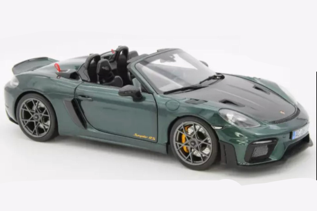 Norev 2023 Porsche 718 Spyder RS w/ Weissach Package Forest Green 1:18
