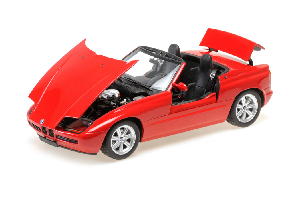 Minichamps 1988 BMW Z1 Red Convertible 1:18