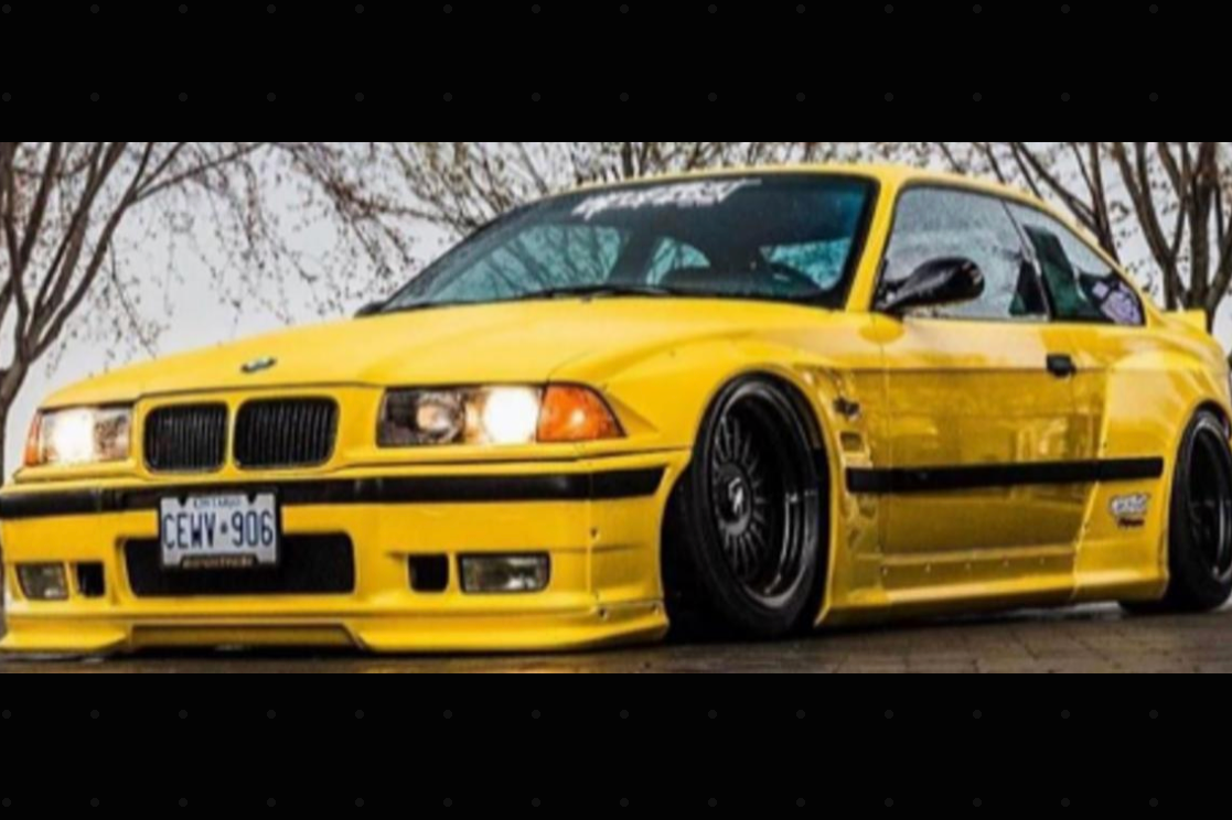 Solido 1990 BMW E36 Coupe M3 Pandem Sun Yellow 1:18