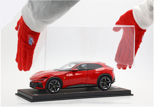 BBR 2023 Ferrari Purosangue Rossa Corsa WITH DISPLAY 1:18