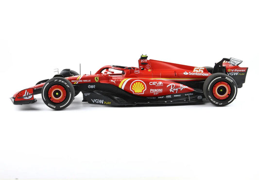 BBR Ferrari F1 SF-24 Team Scuderia #55 Winner Australia GP 2024 (Sainz) Red 1:18
