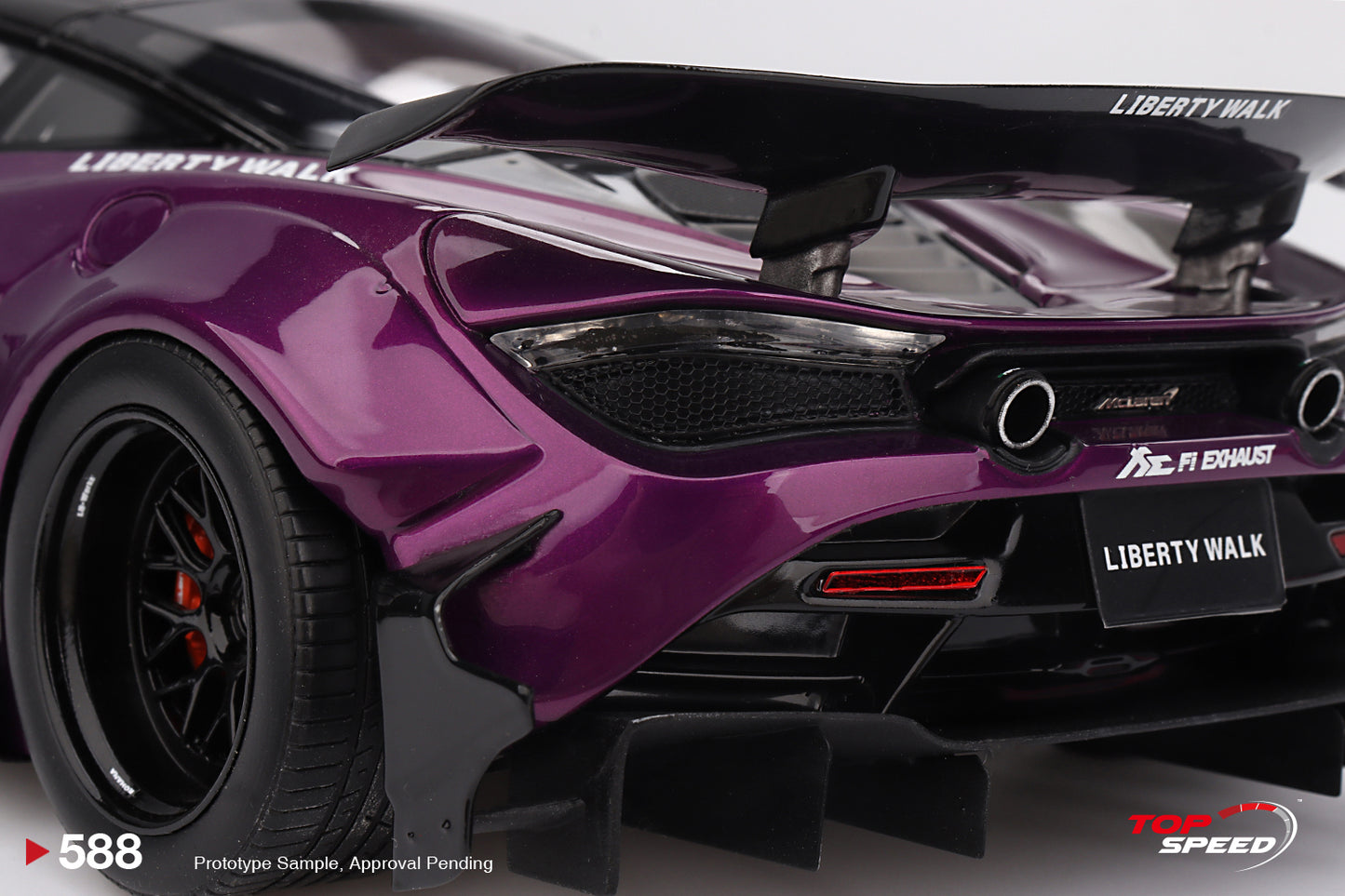 Topspeed Mclaren 720S LB-Works Purple Metallic 1:18