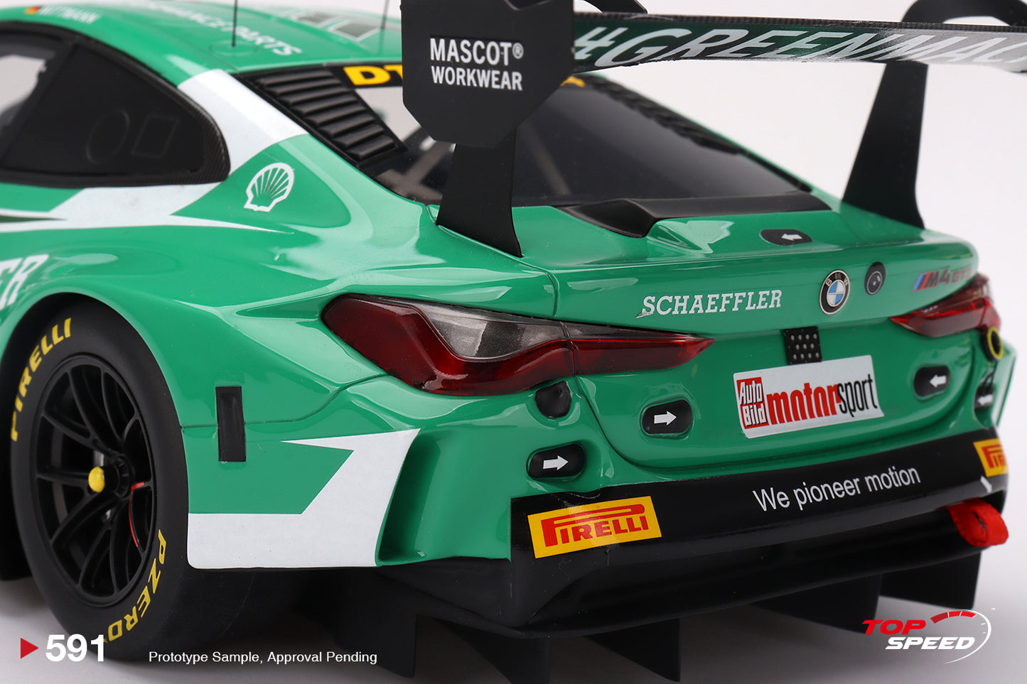 Topspeed BMW M4 GT3 #11 Schubert Motorsport 2024 DTM Green 1:18