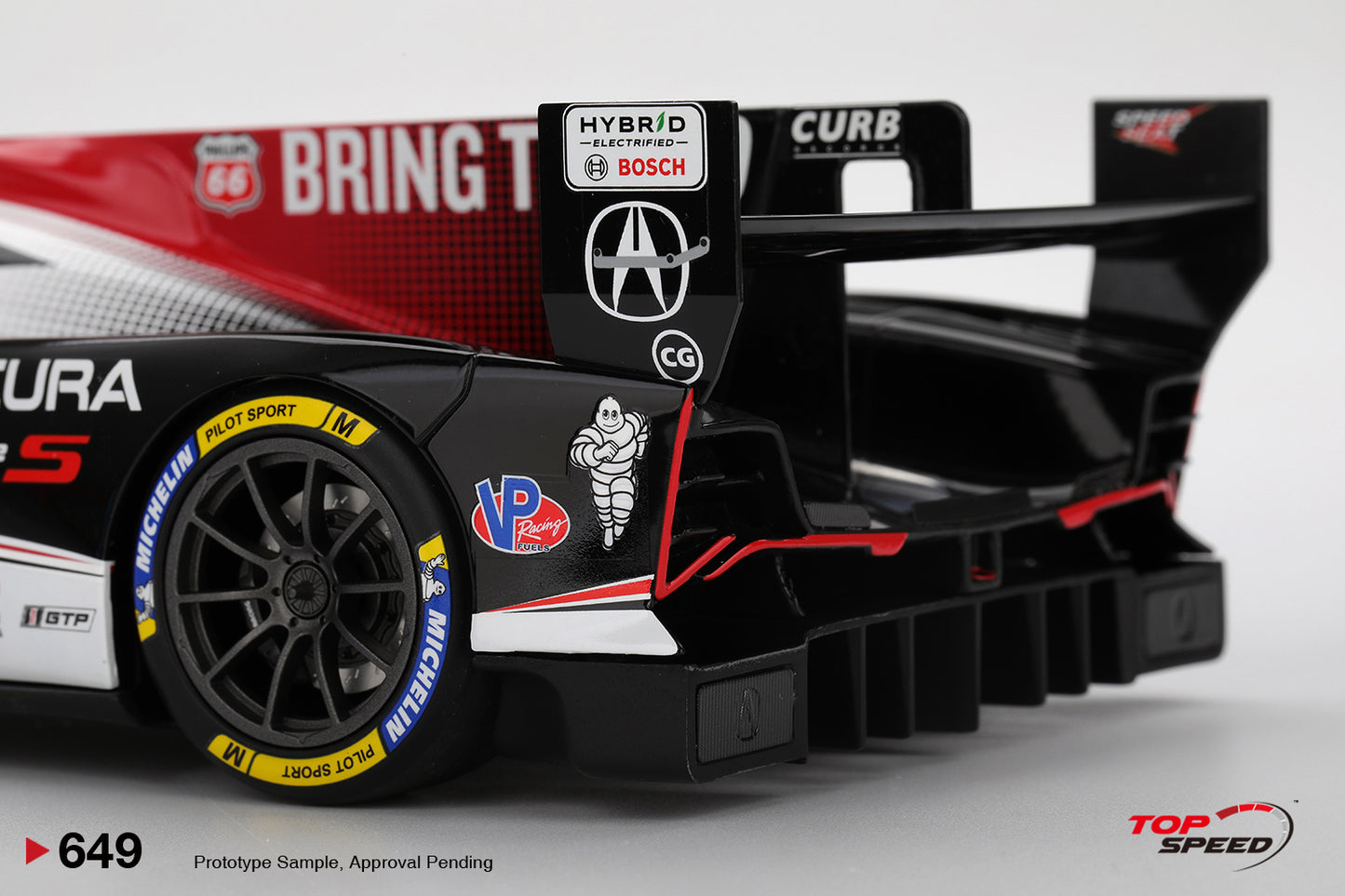 Topspeed Acura ARX-06 #93 Meyer Shank Racing IMSA 3rd 2025 Sebring 12 Hrs 1:18