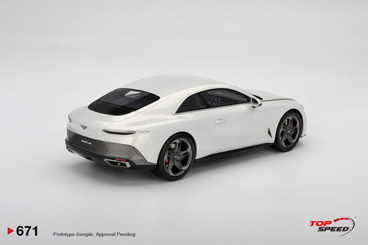 Topspeed Bentley Batur Bonneville Pearl White 1:18