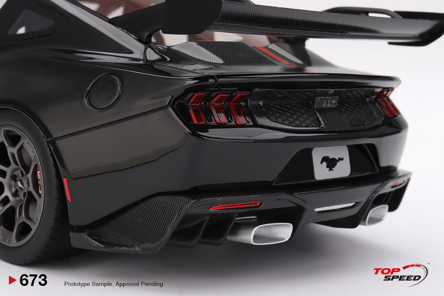 Topspeed 2025 Ford Mustang GTD Shadow Black 1:18