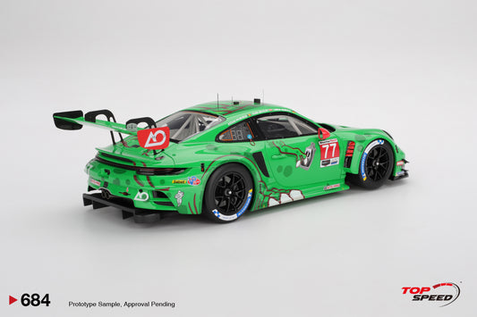 Topspeed Porsche 911 GT3 R (992) #77 Rexy AO Racing IMSA Winner 2025 Sebring 12hrs 1:18