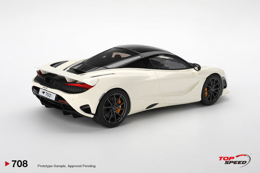 Topspeed 2023 Mclaren 750S Base White 1:18