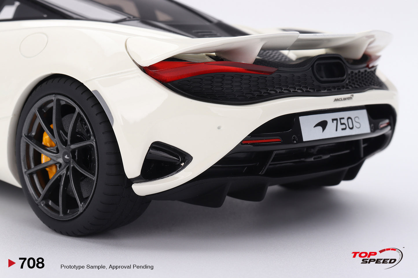 Topspeed 2023 Mclaren 750S Base White 1:18