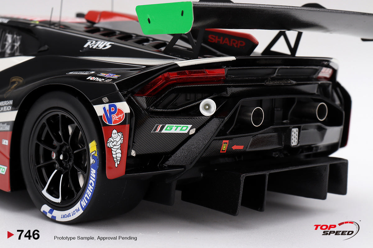 Topspeed Lamborghini Huracan GT3 EVO2 #45 DEX Wayne Taylor Racing IMSA WINNER 2026 Laguna Seca 1:18
