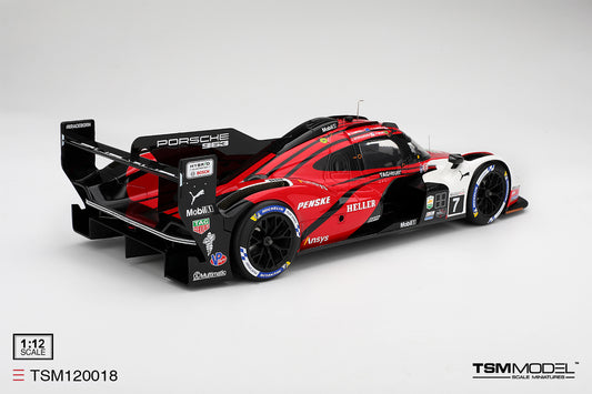 Topspeed Porsche 963 #7 Penske Motorsport IMSA 2024 Daytona 24Hrs Winner Red 1:12