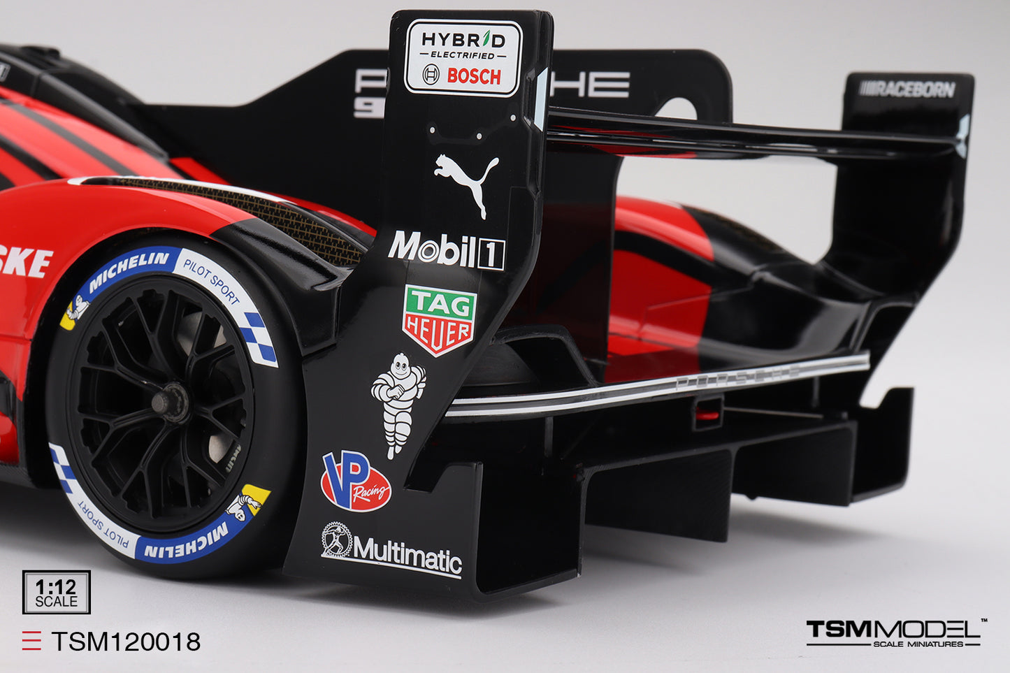 Topspeed Porsche 963 #7 Penske Motorsport IMSA 2024 Daytona 24Hrs Winner Red 1:12