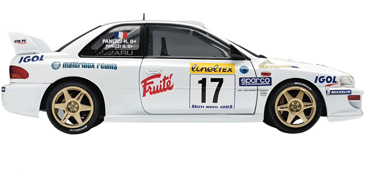 Richard Burns driving his Subaru Impreza WRC on a stage of the 1999 Richard Burns driving his Subaru Impreza WRC on a stage of the 1999