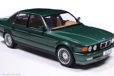 Green BMW Alpina car model diecast 1/18 B11 740i E32