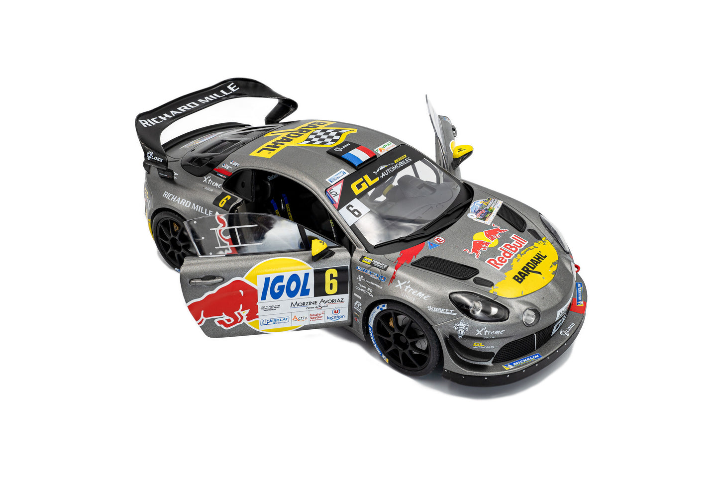 Solido 1:18 2024 Alpine A110 RGT+ #6 Rallye Du Mont Blanc 2024 1:18